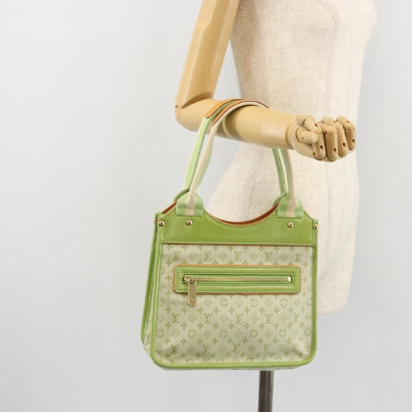 LOUIS VUITTON Monogram Mini Sac Catline Bag Almond Green M92931 LV Auth yk20243A