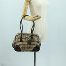 PRADA Shoulder Bag Tweed Multicolor Silver Auth yk20245SAM-25