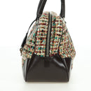 PRADA Shoulder Bag Tweed Multicolor Silver Auth yk20245SAM-3