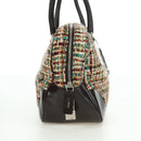 PRADA Shoulder Bag Tweed Multicolor Silver Auth yk20245SAM-4