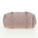 Miu Miu Matelasse Hand Bag Leather 2way Pink Gold Auth yk20248SAM-5
