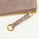 Miu Miu Matelasse Hand Bag Leather 2way Pink Gold Auth yk20248SAM-10