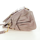 Miu Miu Matelasse Hand Bag Leather 2way Pink Gold Auth yk20248SAM-3