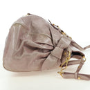 Miu Miu Matelasse Hand Bag Leather 2way Pink Gold Auth yk20248SAM-4