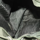 PRADA Backpack Nylon Khaki Silver Auth yk20253-11
