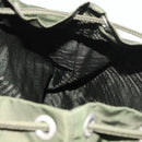 PRADA Backpack Nylon Khaki Silver Auth yk20253-26