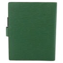 LOUIS VUITTON Epi Agenda GM Day Planner Cover Green LV Auth yk20254-2