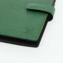 LOUIS VUITTON Epi Agenda GM Day Planner Cover Green LV Auth yk20254-7