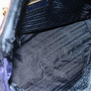 PRADA Chain Shoulder Bag Nylon Purple Gold Auth yk20261-11