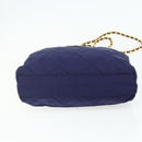 PRADA Chain Shoulder Bag Nylon Purple Gold Auth yk20261-5