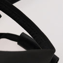 PRADA Boston Bag Nylon Black Silver Auth yk20263A-15
