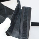 PRADA Boston Bag Nylon Black Silver Auth yk20263A-9