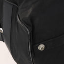 PRADA Boston Bag Nylon Black Silver Auth yk20263A-17