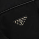 PRADA Boston Bag Nylon Black Silver Auth yk20263A-20