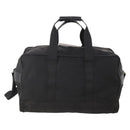 PRADA Boston Bag Nylon Black Silver Auth yk20263A-2