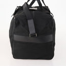 PRADA Boston Bag Nylon Black Silver Auth yk20263A-3