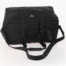 PRADA Boston Bag Nylon Black Silver Auth yk20263A-7