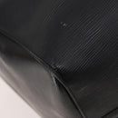 LOUIS VUITTON Epi Keepall 55 Boston Bag Noir Black M42952 LV Auth yk20266-14