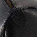 LOUIS VUITTON Epi Keepall 55 Boston Bag Noir Black M42952 LV Auth yk20266-18