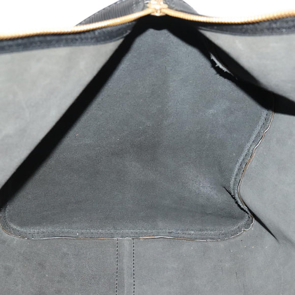 LOUIS VUITTON Epi Keepall 55 Boston Bag Noir Black M42952 LV Auth yk20266
