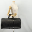 LOUIS VUITTON Epi Keepall 55 Boston Bag Noir Black M42952 LV Auth yk20266-21