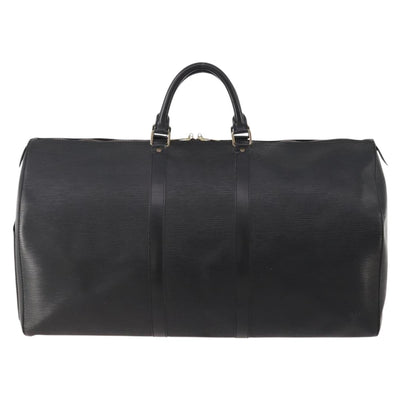 LOUIS VUITTON Epi Keepall 55 Boston Bag Noir Black M42952 LV Auth yk20266 - 0