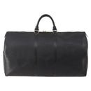 LOUIS VUITTON Epi Keepall 55 Boston Bag Noir Black M42952 LV Auth yk20266-2