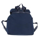 PRADA Backpack Nylon Navy Silver Auth yk20267-3
