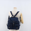PRADA Backpack Nylon Navy Silver Auth yk20267-31