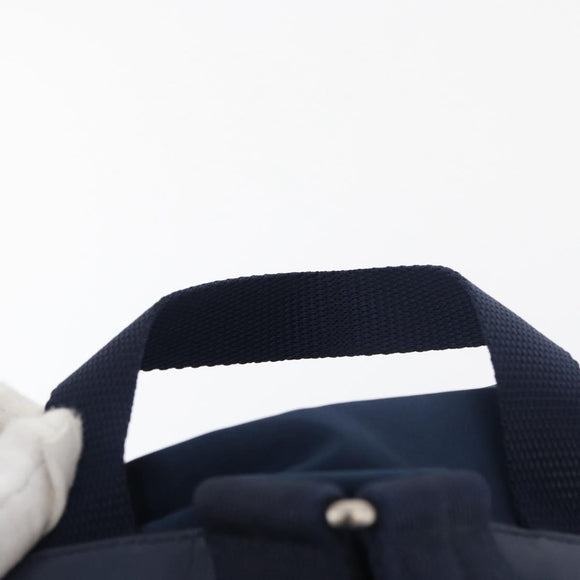 PRADA Backpack Nylon Navy Silver Auth yk20267