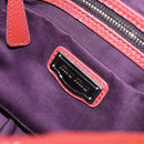 Miu Miu Hand Bag Patent leather Orange Silver Auth yk20273-20