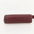 CHANEL Pouch Caviar Skin Bordeaux Gold CC Auth yk20274-7