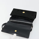 GUCCI Hand Bag Suede Black Gold 001 2058 1928 0 Auth yk20276-9