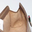 GUCCI GG Supreme Web Sherry Line Bag PVC Beige Gold 89 01 032 Auth yk20277-15