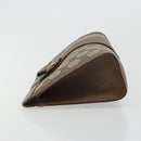 GUCCI GG Supreme Web Sherry Line Bag PVC Beige Gold 89 01 032 Auth yk20277-5
