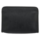 Christian Dior Trotter Canvas Clutch Bag PVC Black Gold Auth yk20279A-3