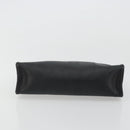 Christian Dior Trotter Canvas Clutch Bag PVC Black Gold Auth yk20279A-7