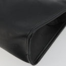 Christian Dior Trotter Canvas Clutch Bag PVC Black Gold Auth yk20279A-8