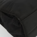 PRADA Hand Bag Nylon Black Gold Auth yk20281-15