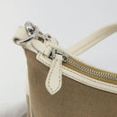 PRADA Hand Bag Canvas Gold Silver Auth yk20283A-9