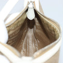 PRADA Hand Bag Canvas Gold Silver Auth yk20283A-19