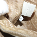 PRADA Hand Bag Canvas Gold Silver Auth yk20283A-11