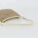 PRADA Hand Bag Canvas Gold Silver Auth yk20283A-7