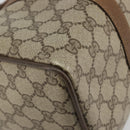 GUCCI GG Supreme Web Sherry Line Bag PVC Beige Gold 111 02 007 Auth yk20285-11
