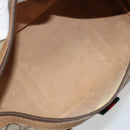 GUCCI GG Supreme Web Sherry Line Bag PVC Beige Gold 111 02 007 Auth yk20285-17