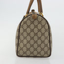 GUCCI GG Supreme Web Sherry Line Bag PVC Beige Gold 111 02 007 Auth yk20285-5