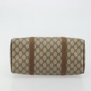 GUCCI GG Supreme Web Sherry Line Bag PVC Beige Gold 111 02 007 Auth yk20285-9