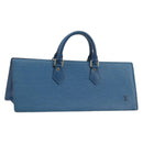 LOUIS VUITTON Epi Sac Triangle Hand Bag Blue M52095 LV Auth yk20286-1