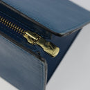 LOUIS VUITTON Epi Sac Triangle Hand Bag Blue M52095 LV Auth yk20286-15