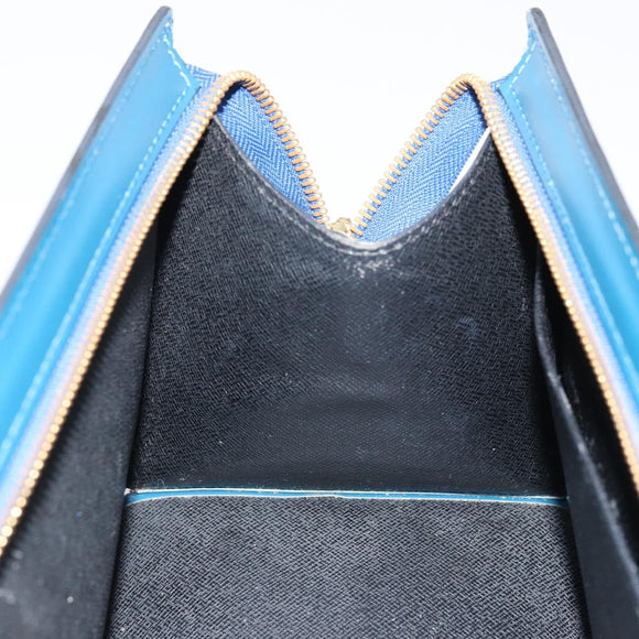 LOUIS VUITTON Epi Sac Triangle Hand Bag Blue M52095 LV Auth yk20286